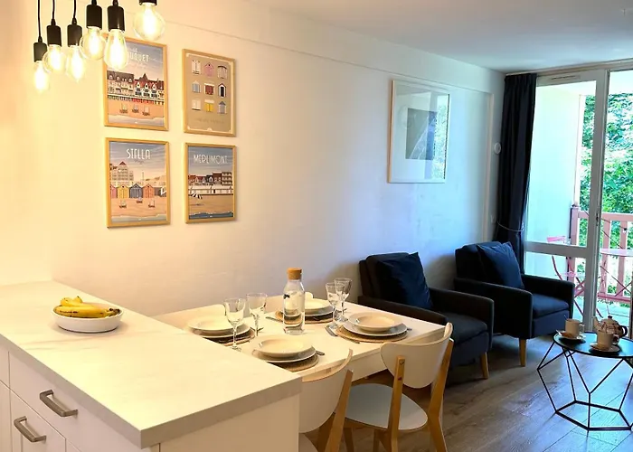 Appt 4 Pers-2 Chb-2 Sdb-piscine-linge Inclus-literies Faites à L'arrivée Inclus-parking Le Touquet-Paris-Plage